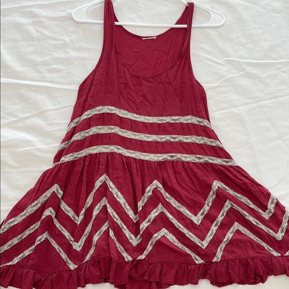 Free People Red Mini Dress